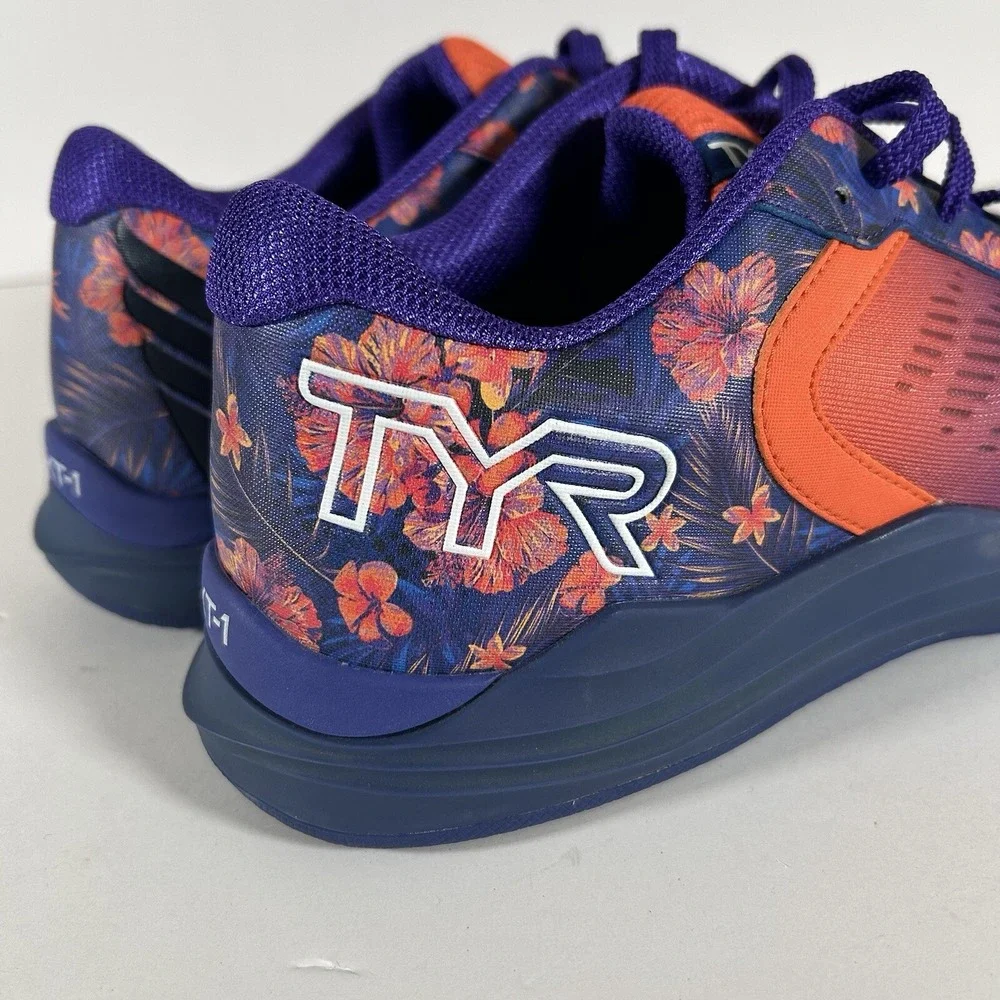TYR CXT-1 Trainer Men's Shoes Size 11 Women's 12.5 Multicolor Floral Pattern Gym